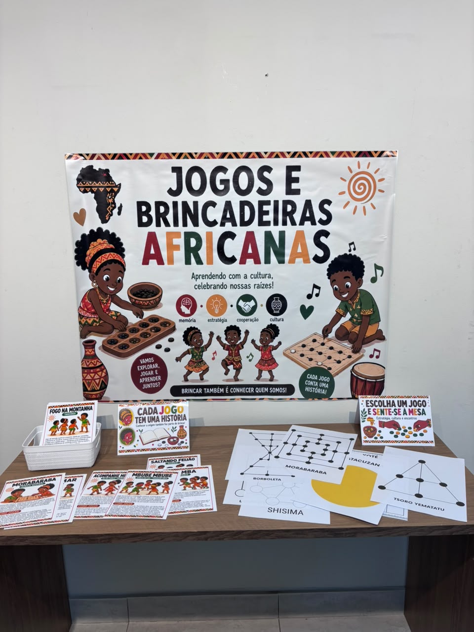 Kit Jogos e Brincadeiras Africanas · Modelo 2
